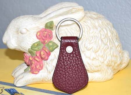 Vintage Dooney & Bourke  All-Weather Leather  KF2 Key Fob