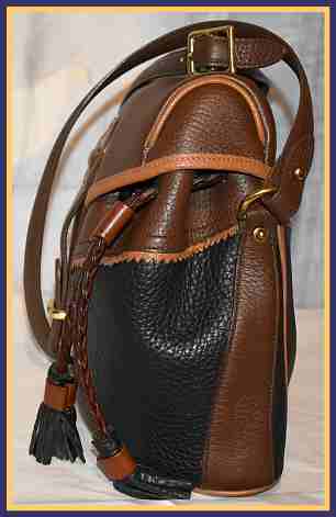 Vintage Dooney Bourke Teton Saddle Bag 