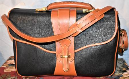 Licorice Whip Black Dooney Equestrian Briefcase