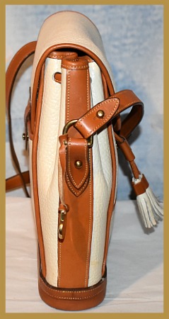 Vintage Dooney and Bourke  All-Weather Leather® Collection  R08 Dover Drawstring Case  Shoulder/Crossbody Bag