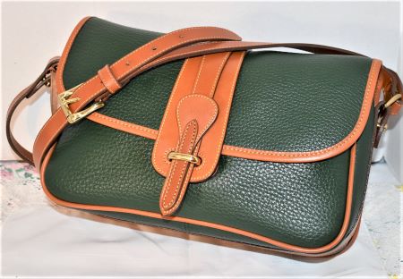All Weather Leather Dooney and Bourke  Large Equestrian Over Under Tack Bag