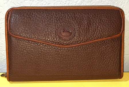 Chocolate Wallet with Strap & Belt Loops