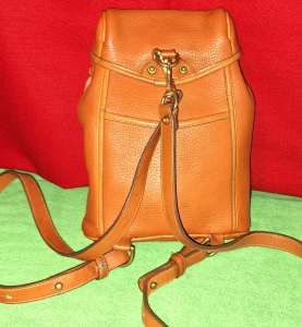 Vintage Dooney Bourke All-Weather Leather  Drawstring Back Pack