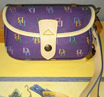 Purple Passion Dooney Wristlet