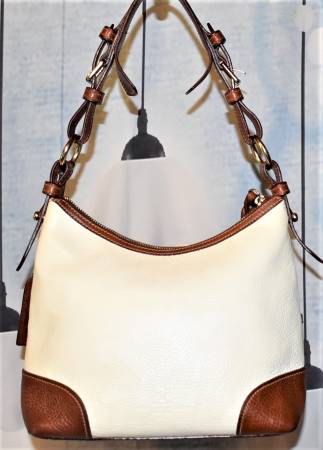 Dooney & Bourke Bag Monogram Double Strap Great Condition Vachetta  Leather Good 799344886035