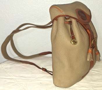Vintage Dooney and Bourke  All-Weather Leather BackPack