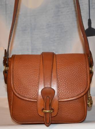 Authentic Dooney & Bourke All Weather Leather Equestrian Bag