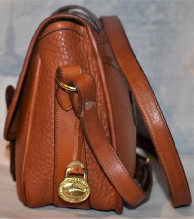 Authentic Dooney & Bourke  All Weather Leather  Equestrian Bag