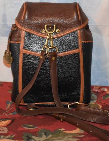Vintage Dooney and Bourke  All-Weather Leather  Teton Mini Back Pack 