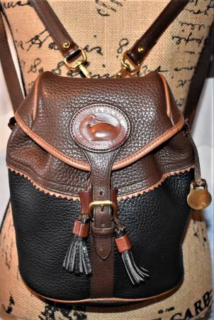 Vintage Dooney and Bourke  All-Weather Leather  Teton Mini Back Pack 