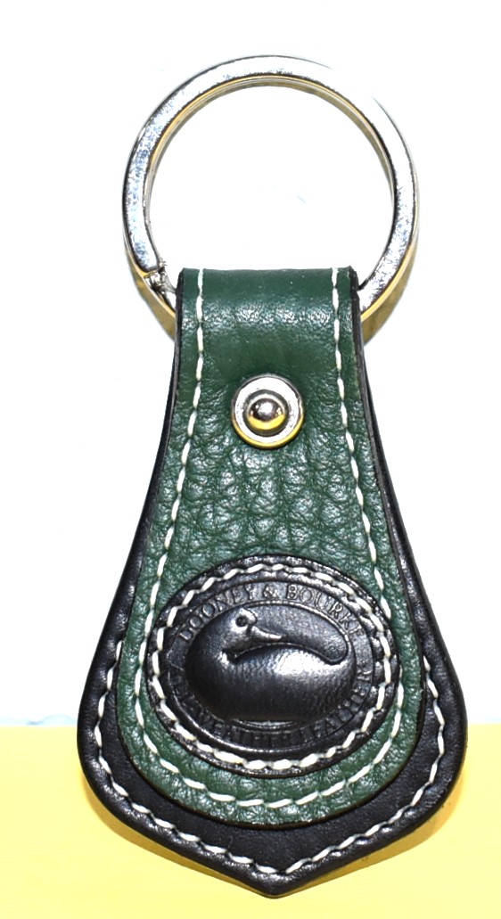 Shamrock Castle Green & Black Key Fob