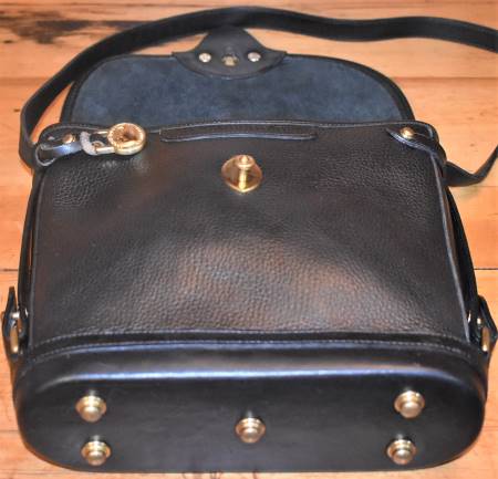 All Black Vintage Dooney Large Spectator Bag