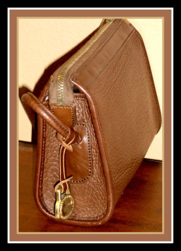 SOLD! Olive Brown Small Zipper Top Dooney & Bourke AWL Bag