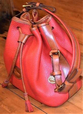 Dooney and Bourke  All-Weather Leather  Drawstring  Shoulder Bag