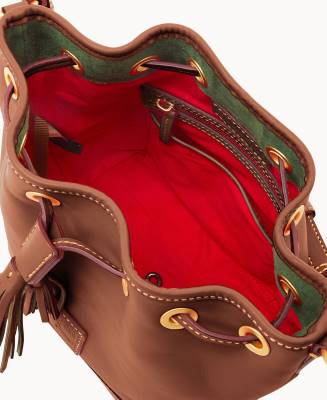 Dooney and Bourke  Florentine Leather Small Drawstring Shoulder Bag