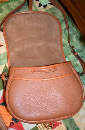 Dooney and Bourke All-Weather Leather  R31 Large Saddle Bag
