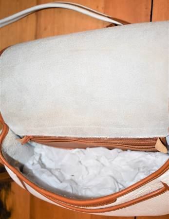Dooney and Bourke  All-Weather Leather  R30 Saddle Bag  Shoulder Bag/ Crossbody Bag