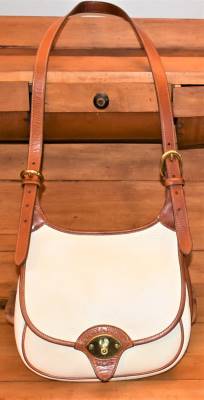 Dooney Vintage Queen Anns Lace Cavalry Saddle Bag