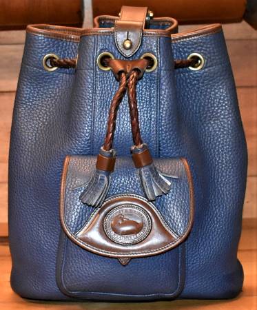 Vintage Dooney Hawaiian Blue Sling Bag