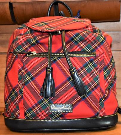 Dooney Scottish Tartan Backpack New!