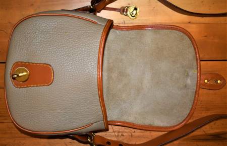 Dooney and Bourke All-Weather Leather  R115 Square Flap Bag