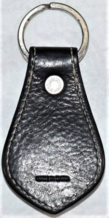 Dooney and Bourke  Leather Medallion Signature Key Fob