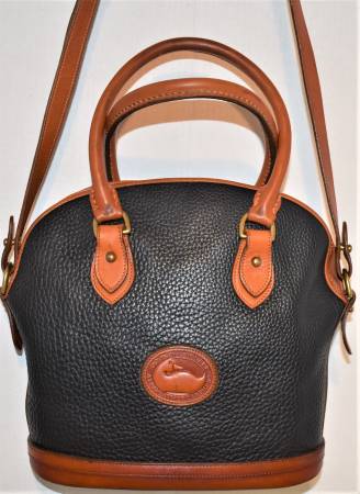 Vintage Jewel Black Dooney Norfolk Bag