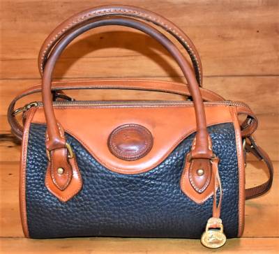 Dooney Midnight Blue Satchel Shoulder Bag