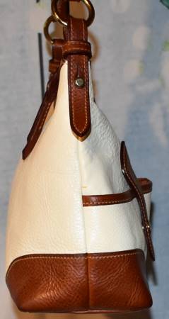 Dooney & Bourke Bag Monogram Double Strap Great Condition Vachetta  Leather Good 799344886035