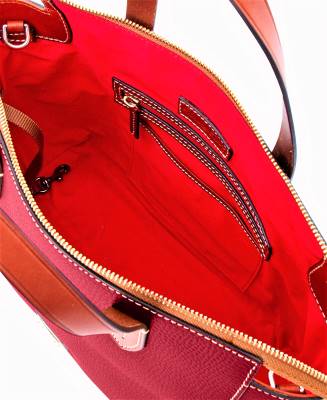 New! Dooney and Bourke Pebbled Leather  Classic Satchel Shoulder Bag Crossbody Bag