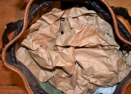 Vintage Dooney and Bourke  All-Weather Leather  Teton Drawstring Dooney Bag
