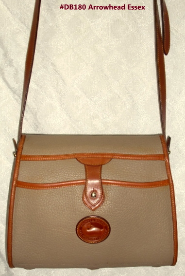 Dreamy All Weather Leather Dooney & Bourke Arrowhead Essex Bag Taupe & Tan