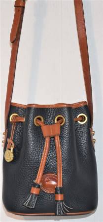 Vintage Dooney and Bourke  All-Weather Leather® Collection  Mini Drawstring